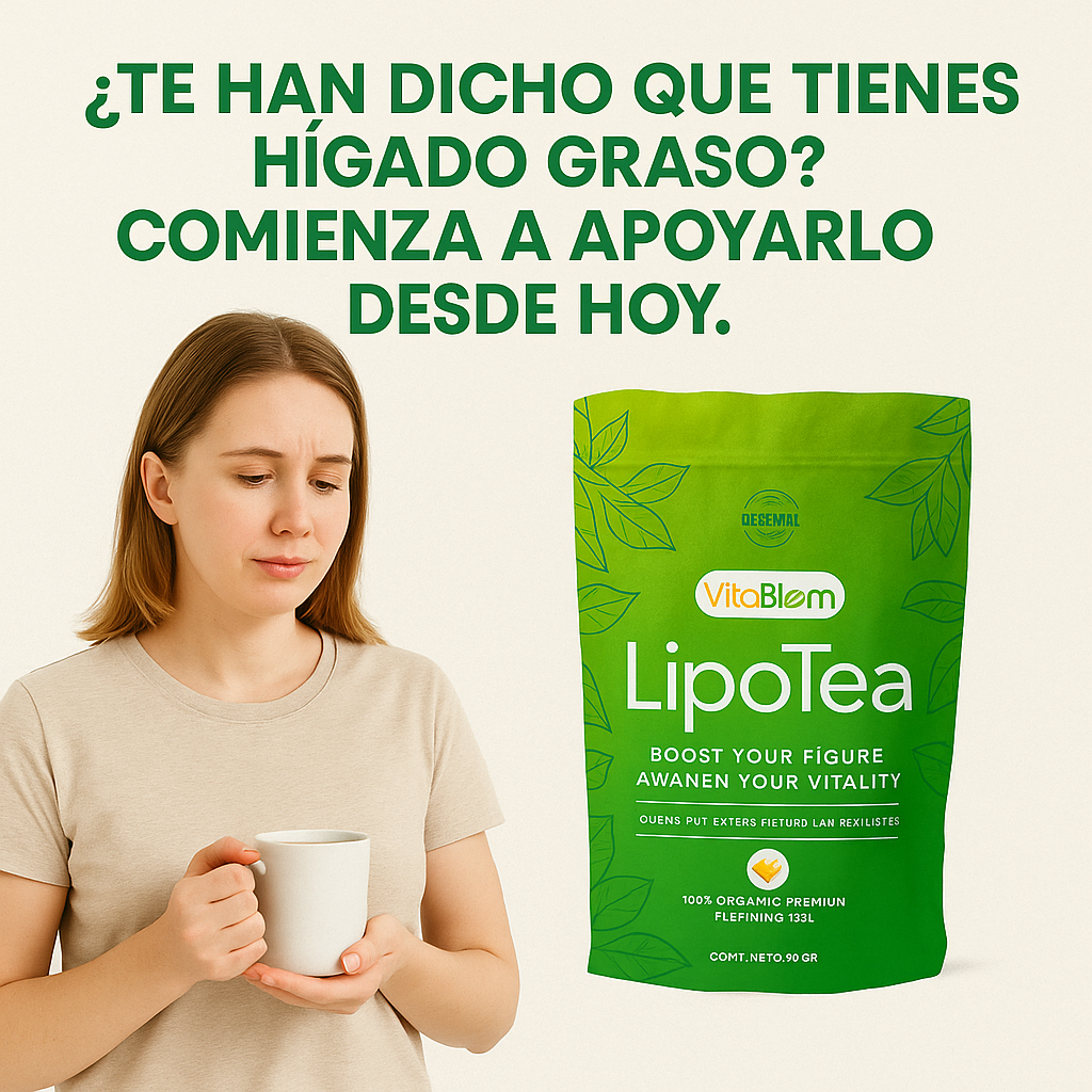 VitaBloom - LipoTea ⎸ Pierde Peso 14 Dias