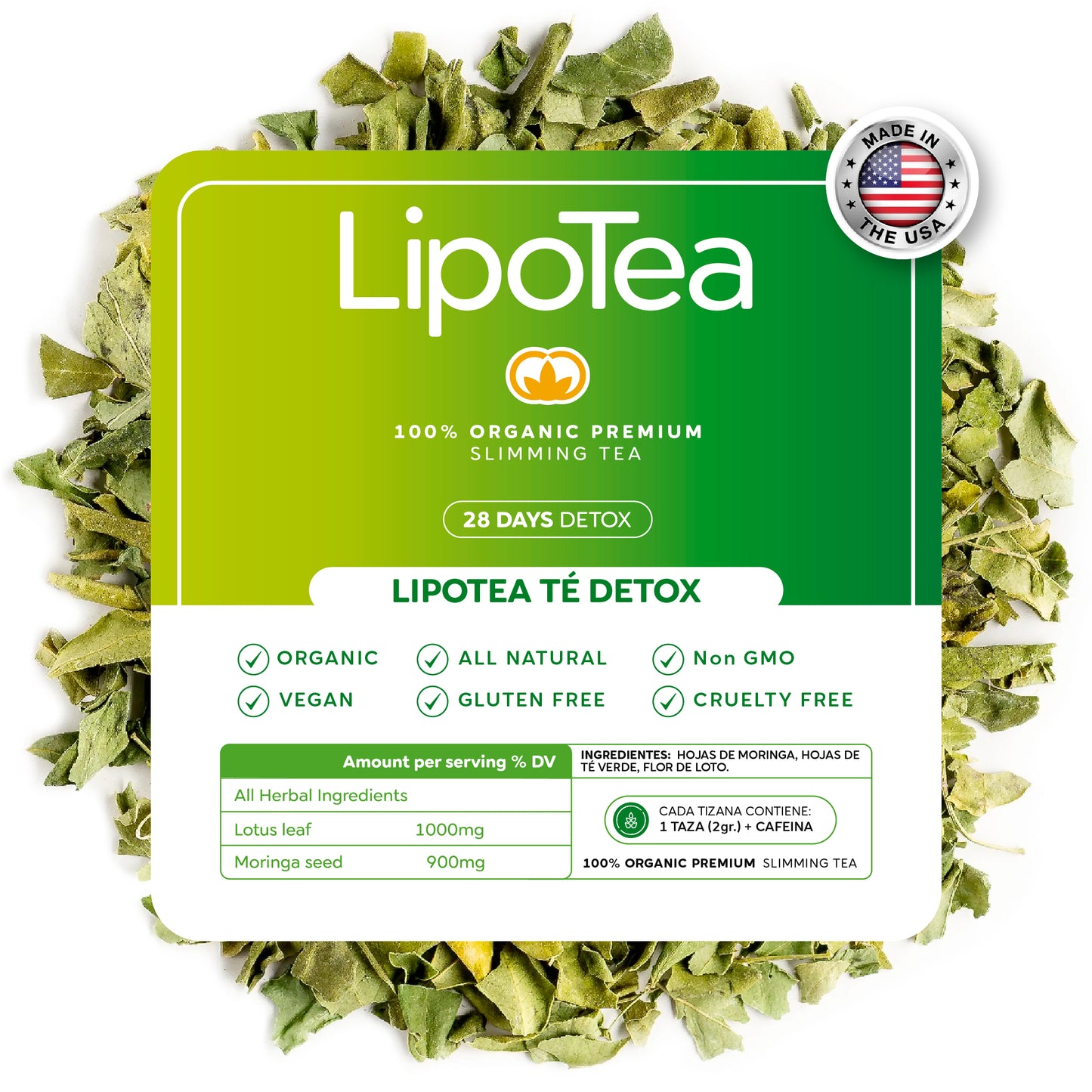 VitaBloom LipoTea ⎸ Pierde Peso Detox